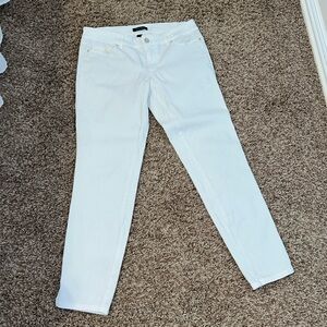 White House Black Market white jeans